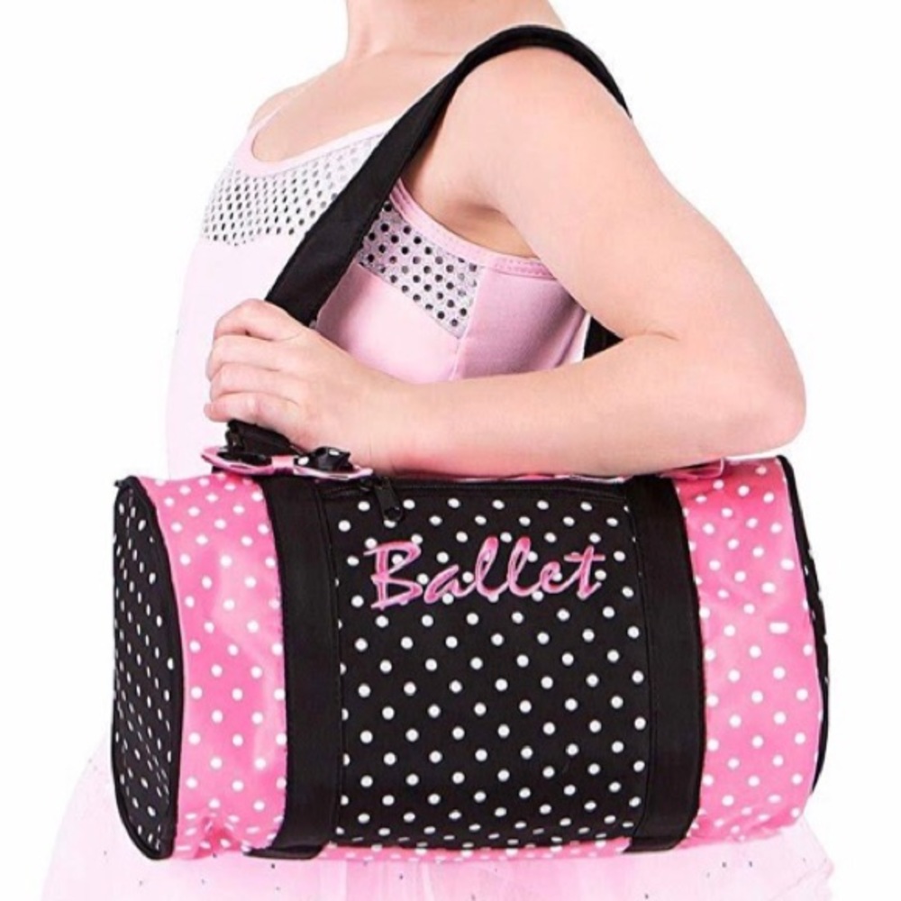 DansBagz Dancin' Dots Ballet Duffle Bag
